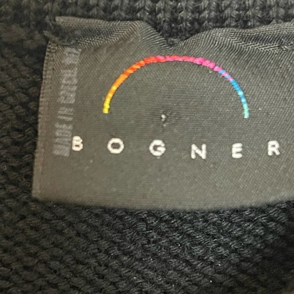 Bogner Quarter Zip Pullover Aztec Print Knit Tricote Sweater Men's Size Medium - Picture 11 of 11